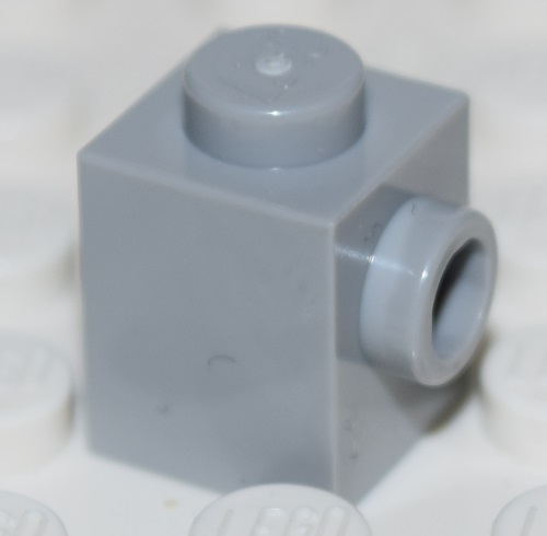 4558953 Brick 1X1 W. 1 Knob 87087 Medium Stone Grey Minifigur